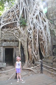 zoe-in-angkor-wat-with-giant-roots Zoe by some amazing roots in Angkor Wat