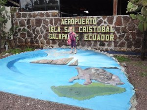 Lara-at-San-Cristobal-Airport Lara at San Cristobal Airport