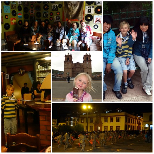 Making friends, lively parades, great cafes, eating ice cream and making your own pizza - its all happening in and around the Plaza de Las Armas in Puno