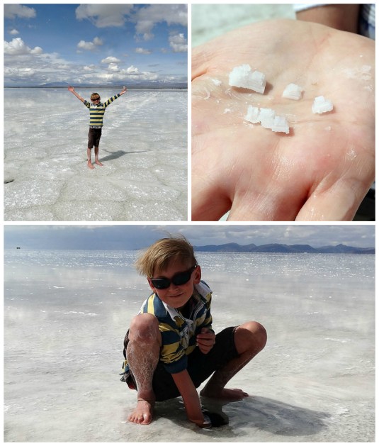 Salt flats and crystals - getting very salty!  