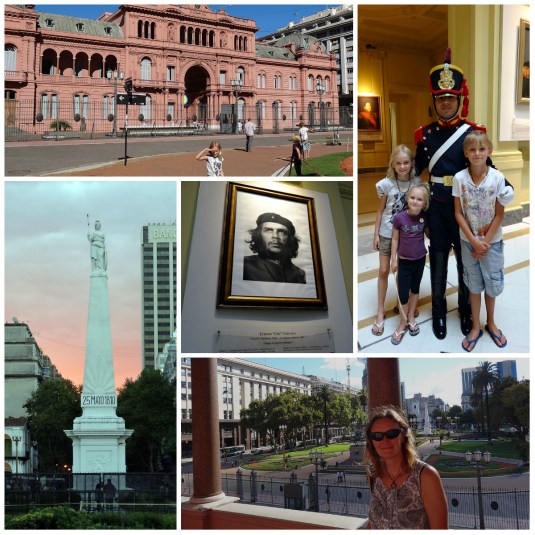 casa rosada and 25 Mayo Plaza BA