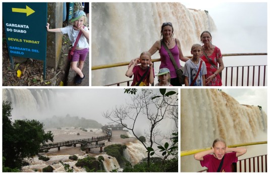 We get up close under the thundering Devils Throat - deafened and drenched - its thrilling!