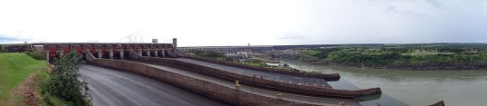 The vast Itaipu Dam Paraguay. It was largest in the world till Chine built a bigger one!
