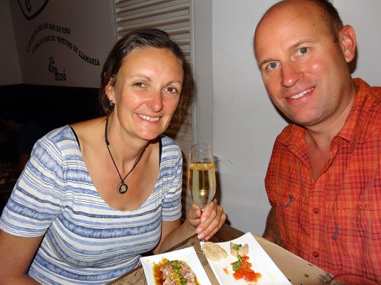 Our Valentines supper at Bocanariz