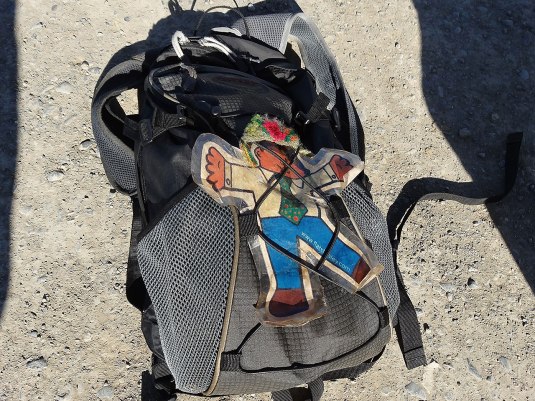 Poor coffee drenched Flat Stanley!