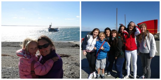 Magelan Straits return and Ben with teen fans he met on the ferry! 