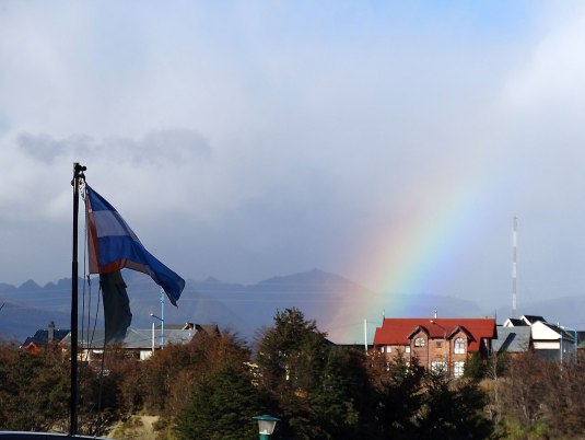 Rainbow at the end of the world