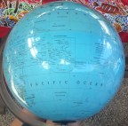 The Pacific almost fills half the globe! 