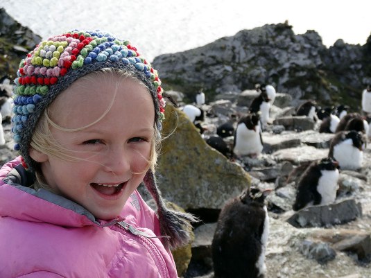 Lara with the Rockhoppers 