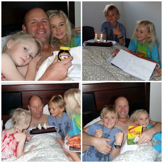 Daddy`s Birthday Morning. Santiago