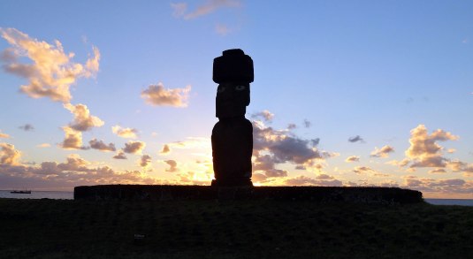 Sunset from Hanga Roa