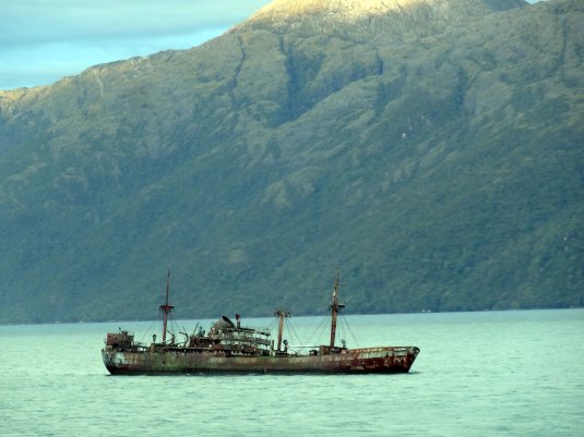 A shipwreck in the sounds