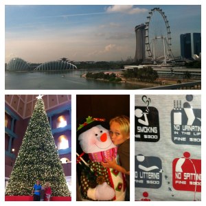 Super modern, Christmassy and super strict Singapore