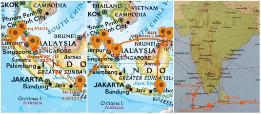 Clearly we're not winning any awards for our light carbon footprint over the last 3 months! 