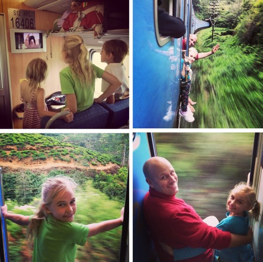 Distracted by a movie in first class till they discover there are thrills to be had at the end of the carriage