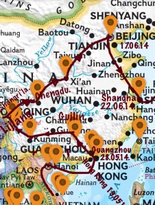 CHINA : Guangzhou - Guilin - Kunming - Lijiang - Shangri'la - Chegndu - Xian - Beijing - Shanghai